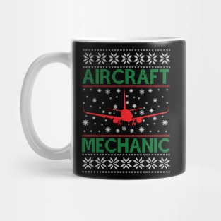 Aircraft Mechanic ugly sweater Mug